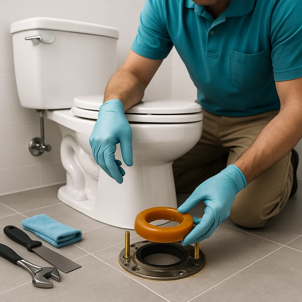 Plumbing Services wax ring replacement services - Littleton